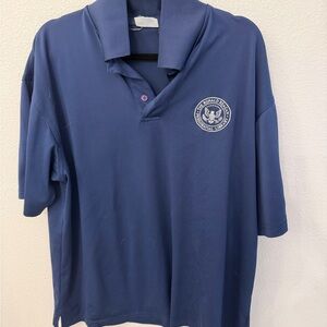 Navy Ronald Regan Presidential Library Golf Shirt
